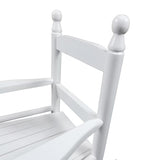 ZUN Children's rocking white chair- Indoor or Outdoor -Suitable for kids-Durable 42338091