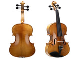 GV403 4/4 Acoustic Violin Kit Matt Natural w/Square Case, 2 Bows, 3 In 1 12425329
