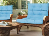 High Back Chairs Set of 2, Waterproof Outdoor Rocking Chair with Ties, Rocking Chair 78696942
