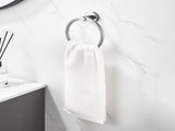 Bathroom Hardware Set, Thicken Space Aluminum 3 PCS Towel bar Set- Gun Grey 16-27 Inches Adjustable 10204461