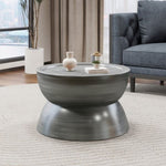 ZUN METAL HAMMERED COFFEE TABLE 72227.00