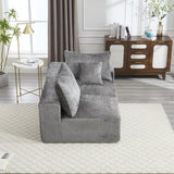 UNITED WE WIN Memory Foam 2-Seater Couch, No Installation & Easy to Transport, Deep Seat Modern Sofa W1568P222616