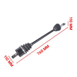 Rear Left or Right CV Axle Assembly for Can-Am Defender MAX Traxter HD10 XMR XT DPS 4x4 705503051 08680098