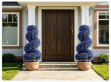 2 Pack Realistic Lifelike Faux Spiral Plant, All-Weather PE Artificial Flower Shrub for Indoor 91502657