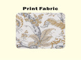 Accent Chair, Floral Armchair, Nailhead Trim, Gold and Grey Decor, Solid Wood Legs, Farmhouse W5568P445701