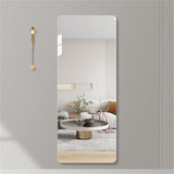 ZUN 65"x 24" inch Full Body round corner mirror for Living Room Bedroom Cloakroom Wall with W2709P179090