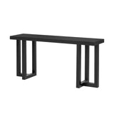 U_STYLE Geometric Design Console Table with Solid Pine Legs,Suitable for Entryway, Hallway, Living N711P289128B
