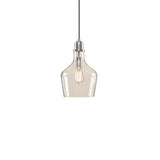 Auburn Bell Shaped Glass Pendant B03597665