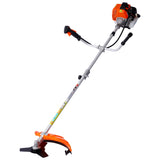 52cc Weed Eater/Wacker Gas Powered, 2 in 1 String Trimme,with 10'' Brush Cutter,Rubber Handle & W465123542