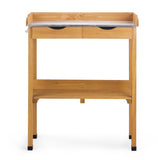 Outdoor Garden Potting Bench Table, Wooden Horticulture Planting Worstation with Metal Tabletop, 2 74289358