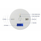 LCD Display CO Carbon Monoxide Gas Detector Device Home Safety Alarm Detector 63649529