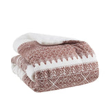 Full/Queen 3 Piece Cotton Comforter Set with Chenille Tufting B035P148267