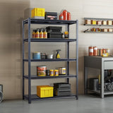 78" H Adjustable Garage Shelves, 5-Tier Heavy Duty Shelving Unit, 2200LBS Wide Metal Utility Storage 23096709