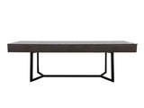 Modern Black 70.87" Computer Desk, Study & Work Desk, Y-Shaped Metal Legs W331P286651