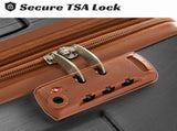 Luggage Sets 3 Piece, Expandable Hard shell ABS Suitcases Double Spinner, Travel luggage Set N730P296765A