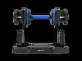 ZUN Adjustable Dumbbell - 55lb Single Dumbbell with Anti-Slip, Fast Adjust Weight by Turning 54473935