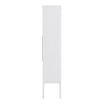 ZUN 16 Pair Shoe Storage Cabinet WHITE ROUND W295P176788