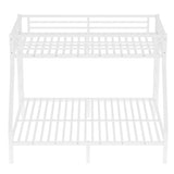 Metal Twin XL over Queen Bunk Bed for Teens and Adults,Space-Saving/Noise Reduced/No Box Spring W1580P309634