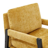 Kelly Mid-Century Modern Chenille Upholstered Accent Armchair T2574P240953