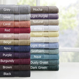 100% Cotton 8 Piece Antimicrobial Towel Set B03599326