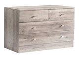 Modern Simple 4-Drawer Dresser Nightstand Gray 74731690