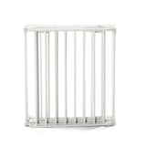 ZUN 6-Panel Metal Baby Playpen Fireplace Safety Fence w/ Walk-Through Door in 2 Directions, 5-in-1 Extra W2181P154903