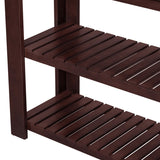 U_Style Stylish Entryway Console Table with 4 Drawers and 2 Shelves, Suitable for Entryways, Living N711P241286D