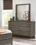 ZUN Contemporary Styling 1pc Dresser of 6x Drawers with Antique Bar Pulls Two-Tone Finish Wooden Bedroom B01167248