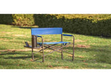 Director Chair with Side Table, Blue 61653549