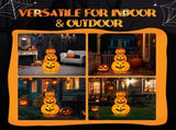 5ft Halloween Collapsible Pumpkin Decorations 100 LED Lights 42040861