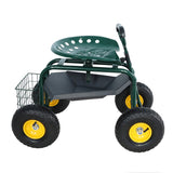 Garden trolley Rolling work chair with wheels, garden stool for planting, 360 degree swivel seat, W227P207221