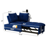 1 versatile foldable sofa bed in 3 lengths, modern sofa sofa sofa velvet pull-out bed, loveseat sofa W1825P246361