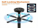 Adjustable Underhoist Support Jack Stand, 1654 LBS Max Load Triangular Base Hoist Support Stand with 58443389