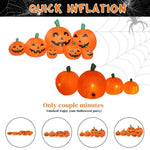 ZUN 7ft Classic 7pcs LED String Lights 7pcs Pumpkin Inflatable Halloween Decoration 97344251