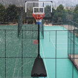 Portable Basketball Basketball System 8-10ft Height Adjustable for Youth Adults LED Basketball 06839741