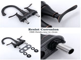2-Handle 4-Inch Oil Rubbed Bronze Bathroom Faucet, Bathroom Vanity Sink Faucets with Pop-up Drain 95553144