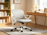 Gray Mid-Back Mesh Office Chair for Long Hours Working, Swivel Computer Chair, Rocking Function, 69111167