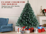 6FT Iron Leg White PVC 812 Branches Christmas Tree 46802039