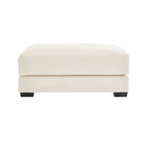 28 Ottoman Corduroy- Cream W714P312413