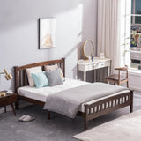 PWB-044 Cap Vertical Strip Bed Walnut Queen 90051008