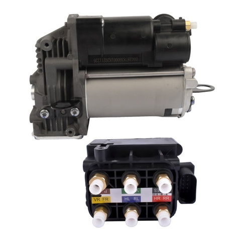 ZUN Air Suspension Compressor Pump + Valve Block For Mercedes-Benz GL320 GL350 GL450 ML320 ML350 ML450 09814246