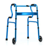 Blue walking aid foldable 01643047