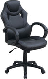 ZUN Office Chair Upholstered 1pc Cushioned Comfort Chair Relax Gaming Office Work Black Color HS00F1688-ID-AHD
