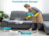 2500W High Pressure Steam Cleaner, 3 Bar 100&degC Fast Heating Steamer with 6 Adjustable Speeds, 52966844