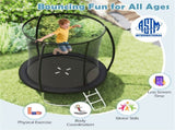 8FT Trampoline with Safety Enclosure, 243.84cm Round Trampoline for Kids Adults 3, 880LBS Static 58851140
