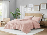 Full/Queen Embroidered Medallion Faux Fur Ultra Plush Comforter Mini Set B03597037