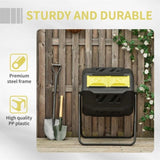Yellow tumbling outdoor compound fertilizer drum 162L 66941545