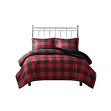 Full/Queen Faux Wool to Faux Fur Down Alternative Comforter Set B035100725