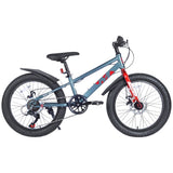 ZUN 20 Inch Kids Bicycles , Fat Tire Mountain Bike for Boys and Girls Age 5 + Years ,Dual-Disc W1019P203875