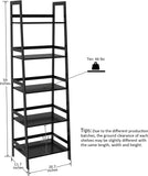 ZUN WTZ Bookshelf, Ladder Shelf, 5 Tier Bamboo Bookcase, Modern Open Book Case for Bedroom, Living Room, 67632796